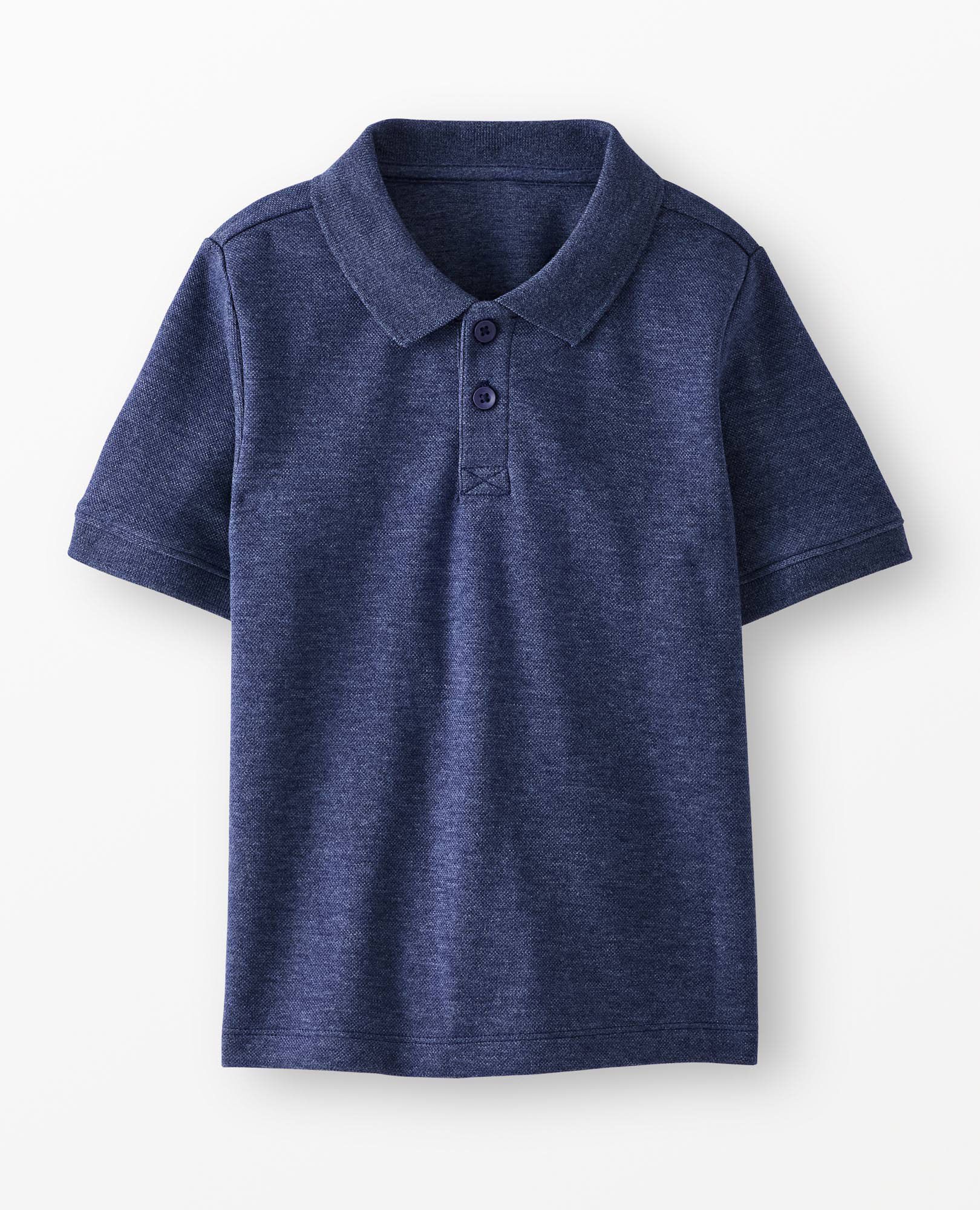 Classic Fit Polo Shirt in Navy Blue - main