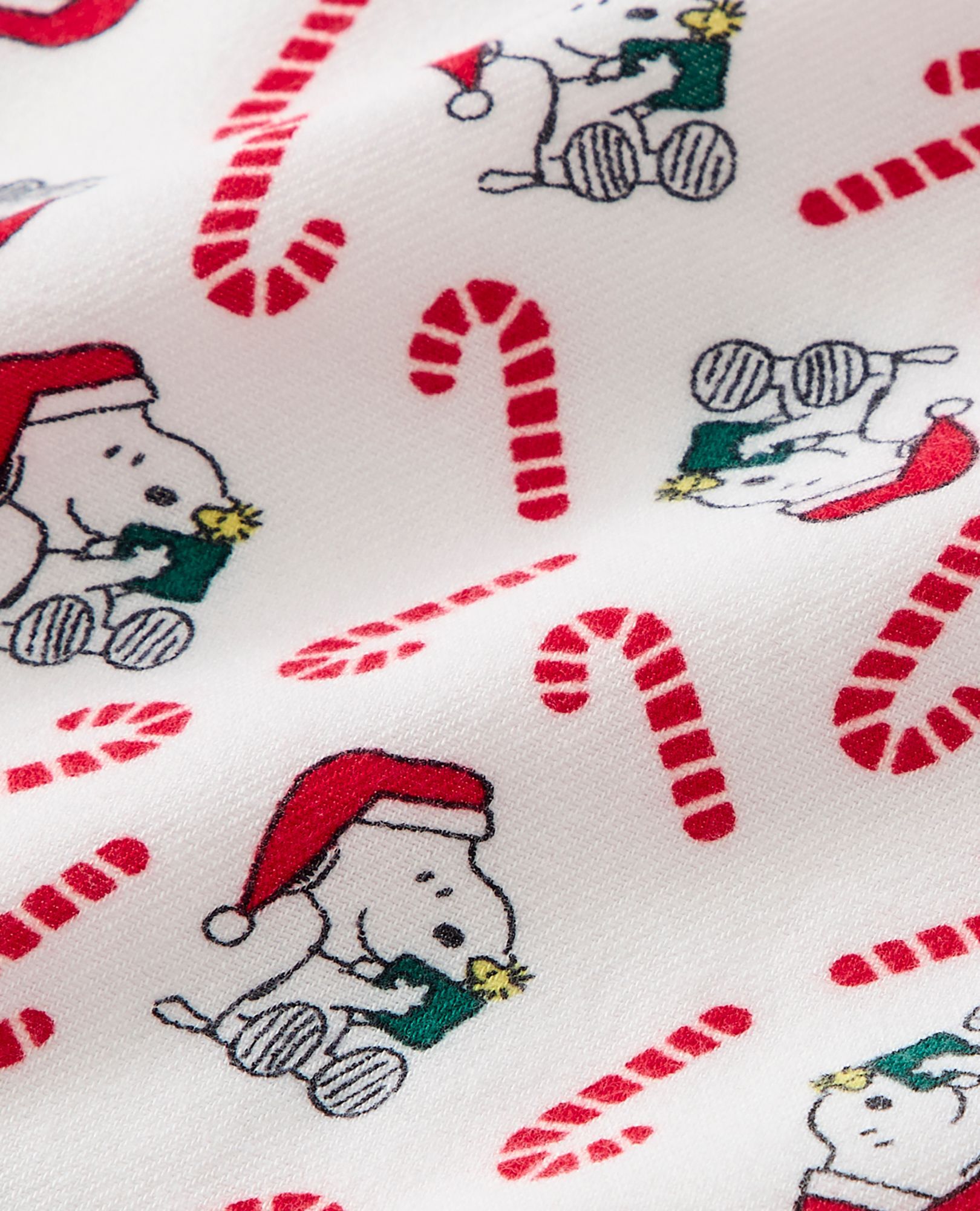 Kids Peanuts Holiday Flannel Pajama Set