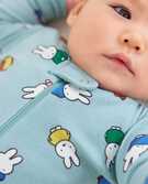 Miffy Baby Zip Sleeper in Miffy Raincloud - main