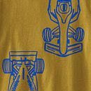 Long Sleeve Relaxed Fit Graphic T-Shirt in Cars on Yellow - swatch