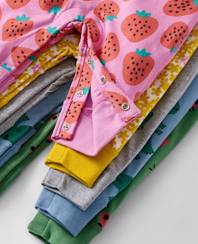 Baby T-Shirt & Overalls Set in Lucky Ladybugs - main