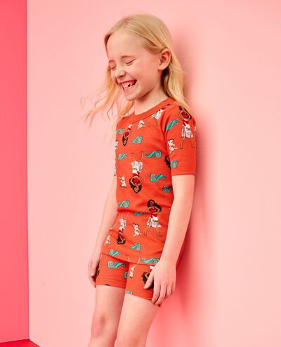 Disney Moana HannaJams™ Pajama Set in Moana on Orange - main