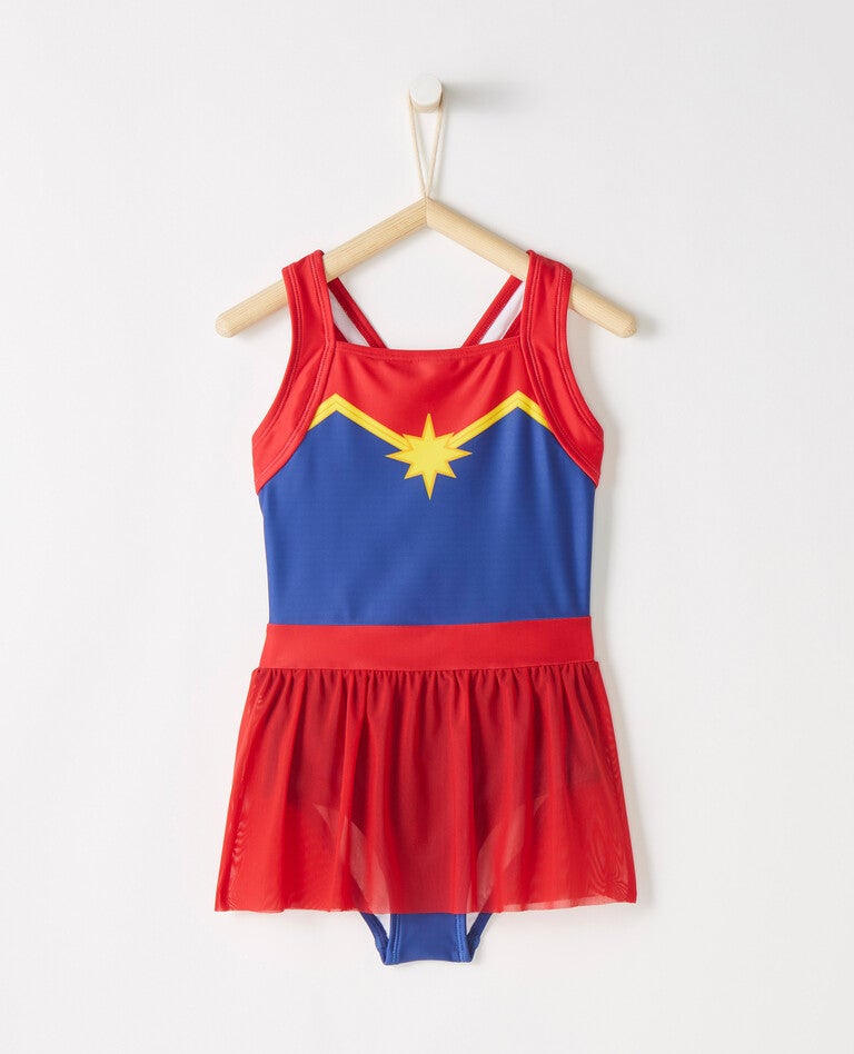 Marvel S Captain Marvel Sunblock One Piece Hanna Andersson