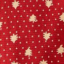 Holiday Waffle Crewneck in Red Forest - swatch