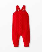 Baby Sweater Overalls in Hanna Red - main