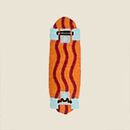 HannaJams™ Pajama Set in Skateboards on Ecru - swatch