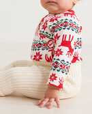 Baby Print Side Snap Bodysuit In Organic Cotton in Dear Deer - main