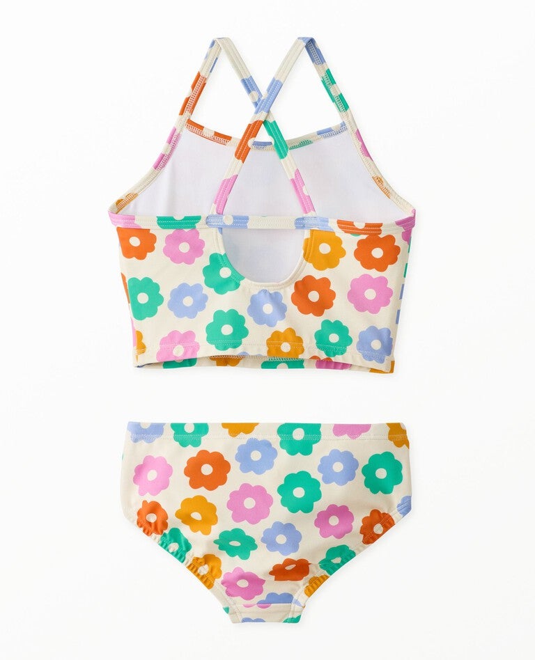 Two-Piece Swimsuit in Bright Tiny Blossoms - main