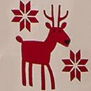 Women's Holiday Long Sleeve HannaSoft™ Pajama Set in Dear Deer - swatch