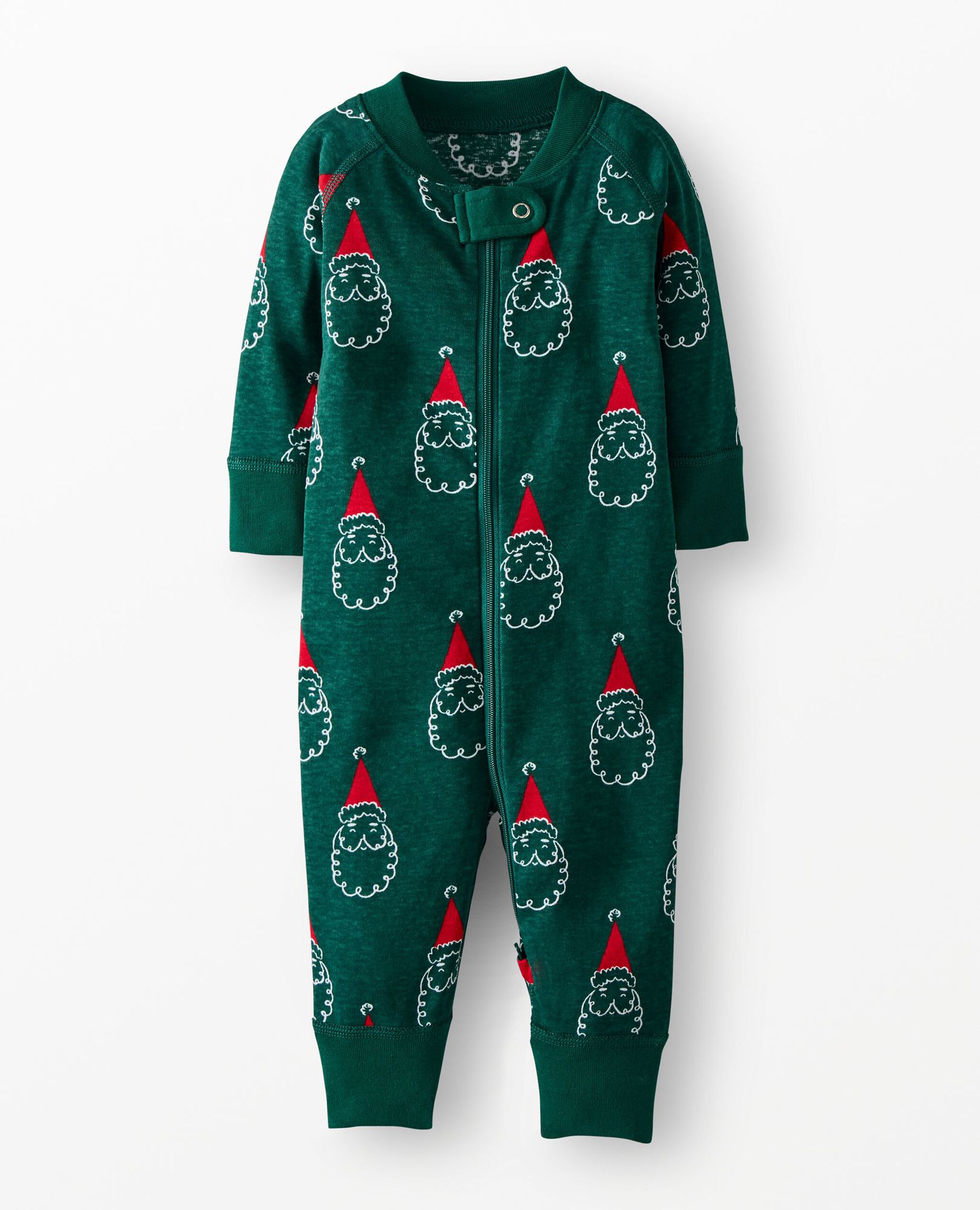 Holiday HannaJams™ Sleeper in Santa on Malachite - main