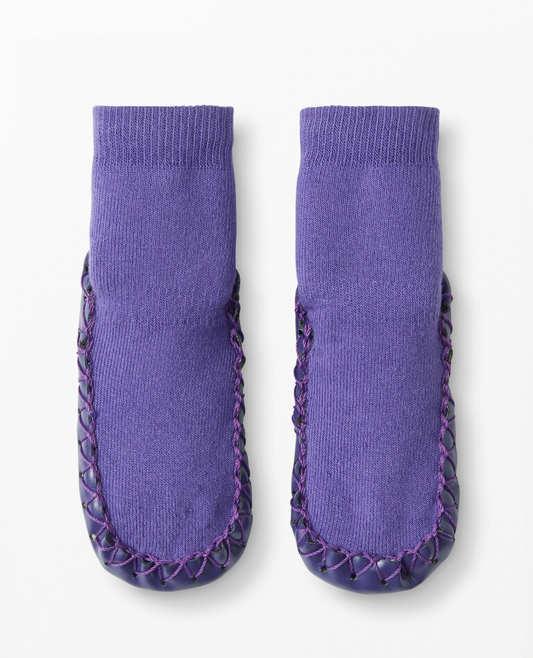 Slipper Moccassins in Positively Purple - main