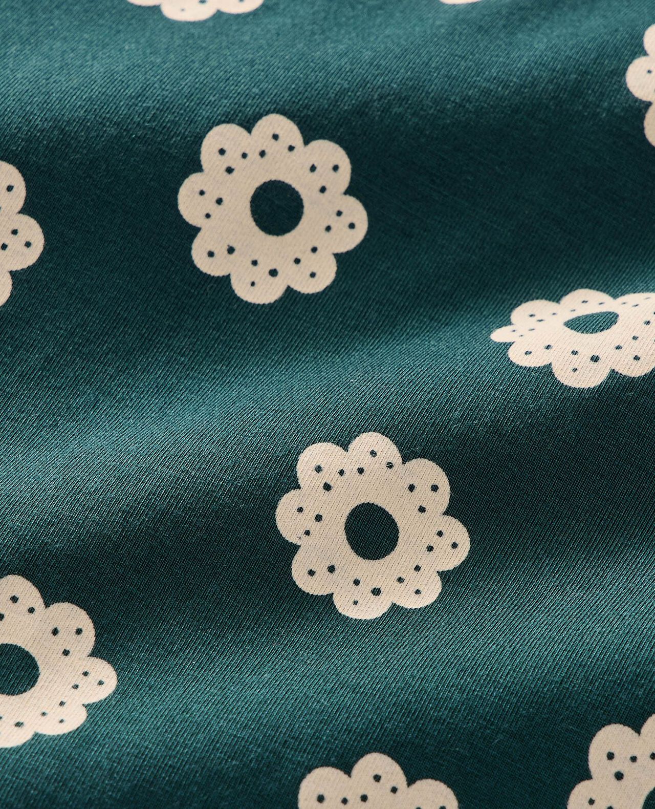 Women's Holiday Long Sleeve HannaSoft™ Pajama Set in Sugar Cookies on Ponderosa Green - main