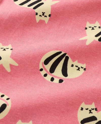 HannaJams™ Pajama Set in Playful Cats on Strawberry Ice - main
