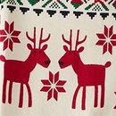 Adult Holiday Long John Pajama Pants in Dear Deer - swatch