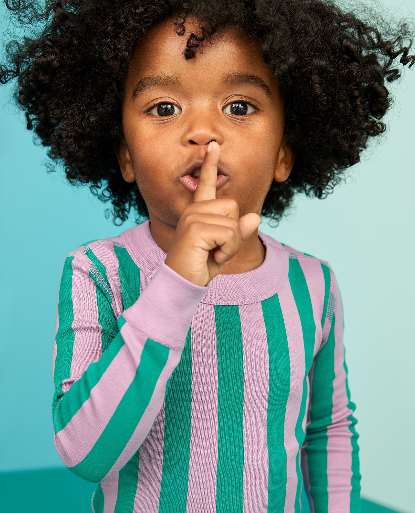 HannaJams™ Pajama Set in Gumdrop Green/lavender - main