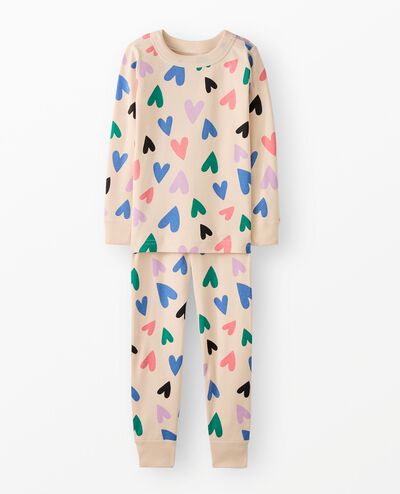 HannaJams™ Pajama Set in Fluttering Hearts - main