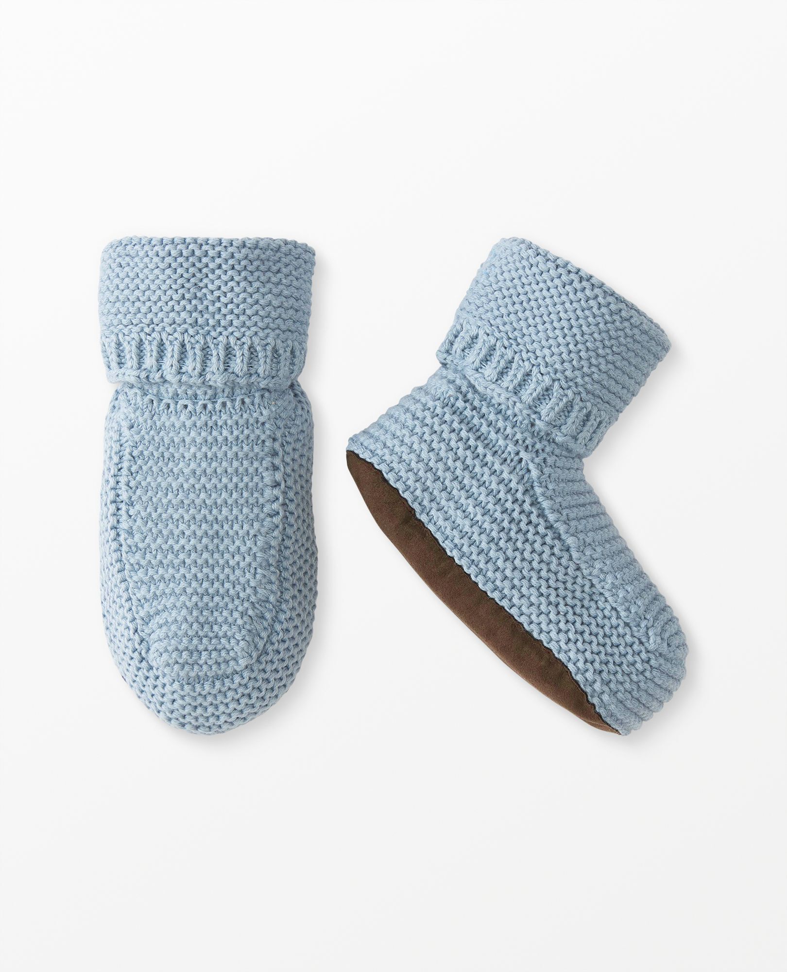 Baby Sweaterknit Booties in North Air - main
