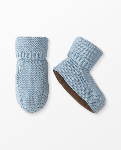 Baby Sweaterknit Booties in North Air - main