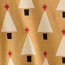 Holiday HannaJams™ Pajama Set in Winter Trees on Camel - swatch