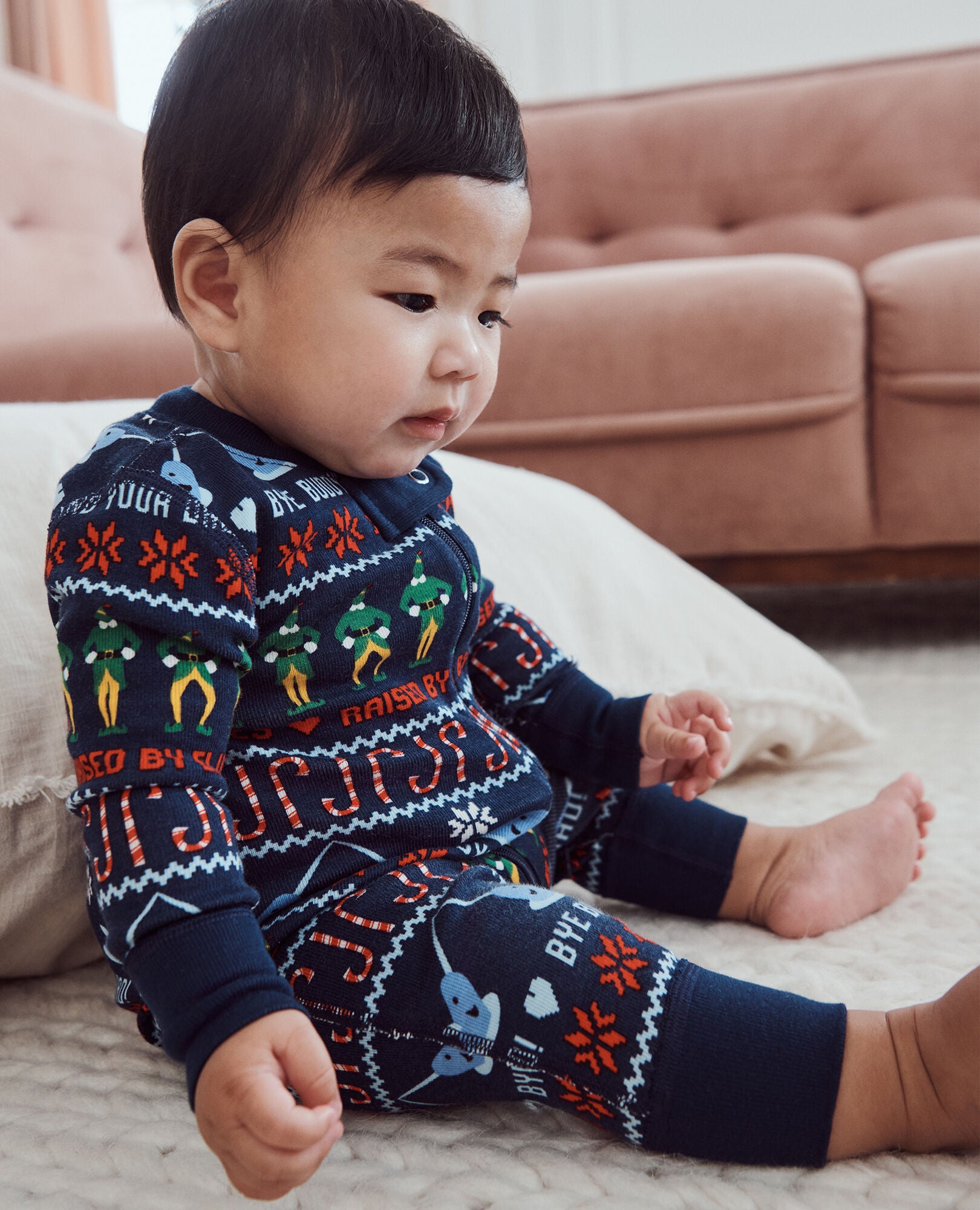 Baby boy elf pajamas on sale