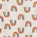 HannaJams™ Pajama Set in Rainbow Collective on Ecru - swatch