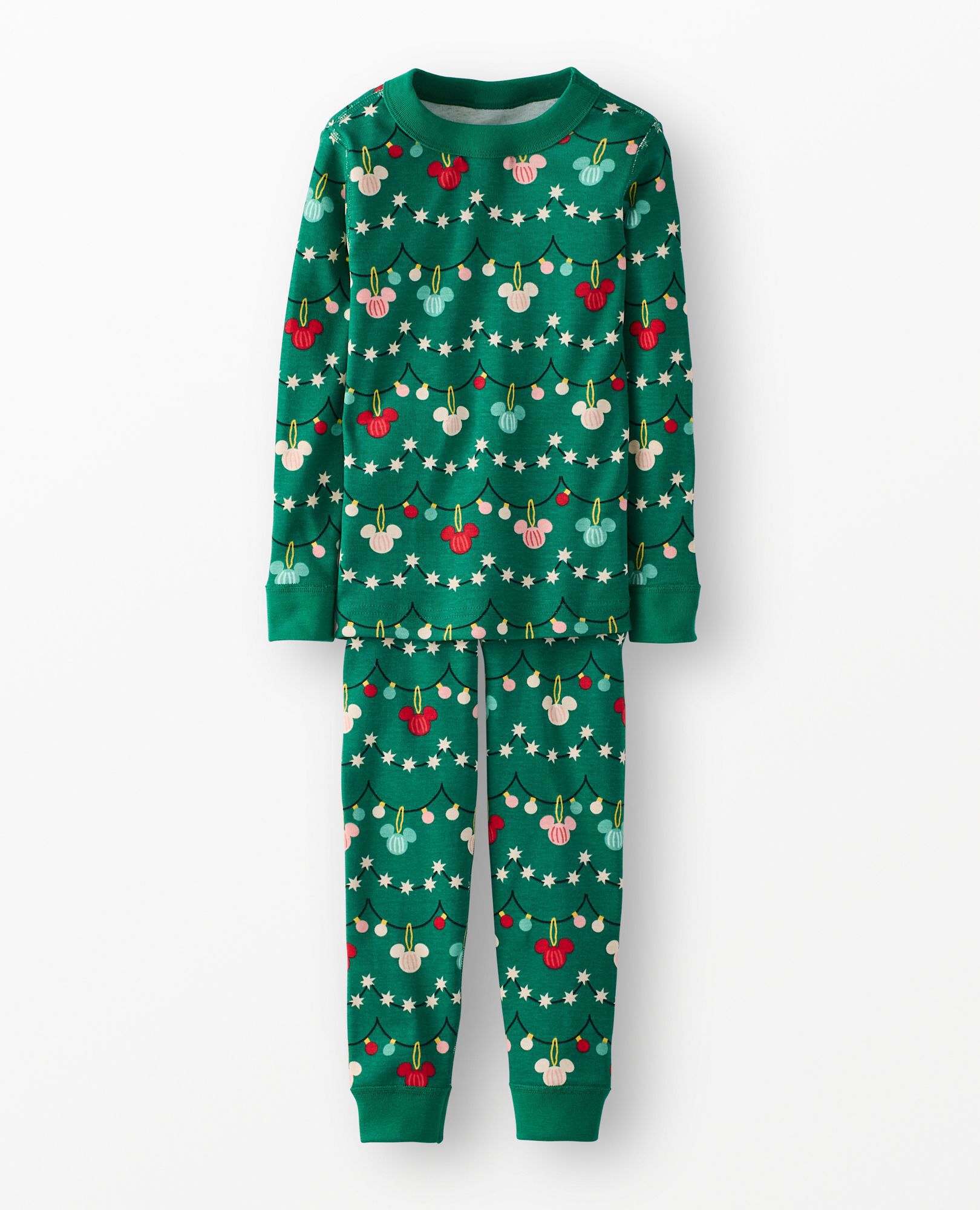 Disney Mickey Mouse Holiday HannaJams™ Pajama Set in Mickey Garland - main