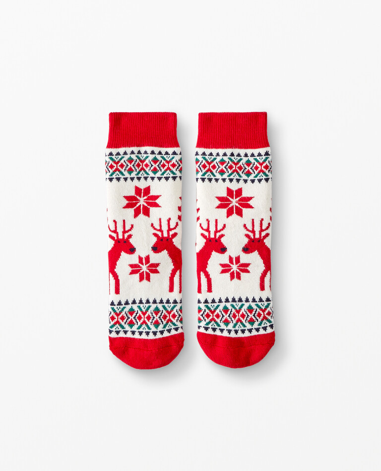 Soft Knit Socks in Dear Deer - main