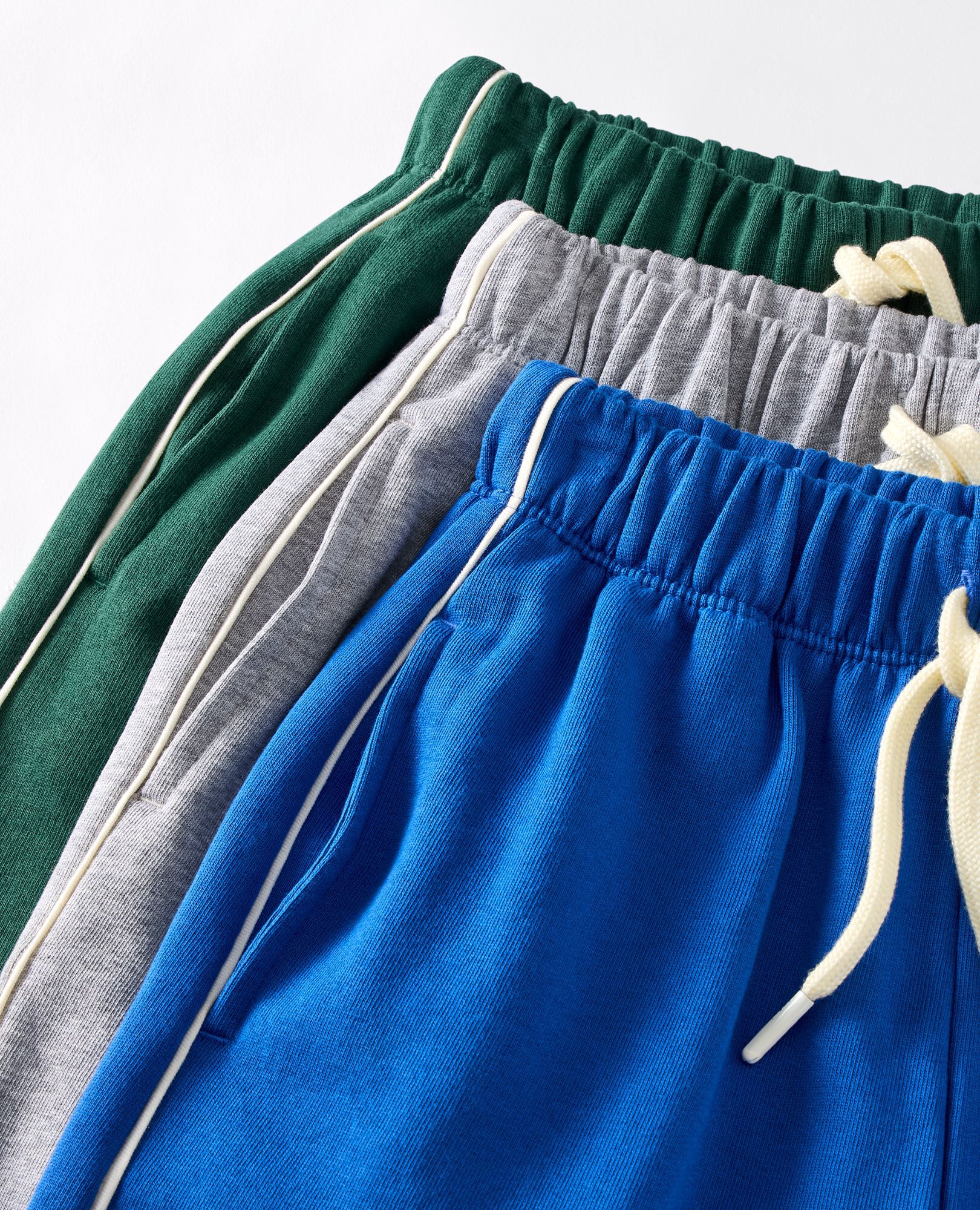 Oversized French Terry Shorts in Malachite - main