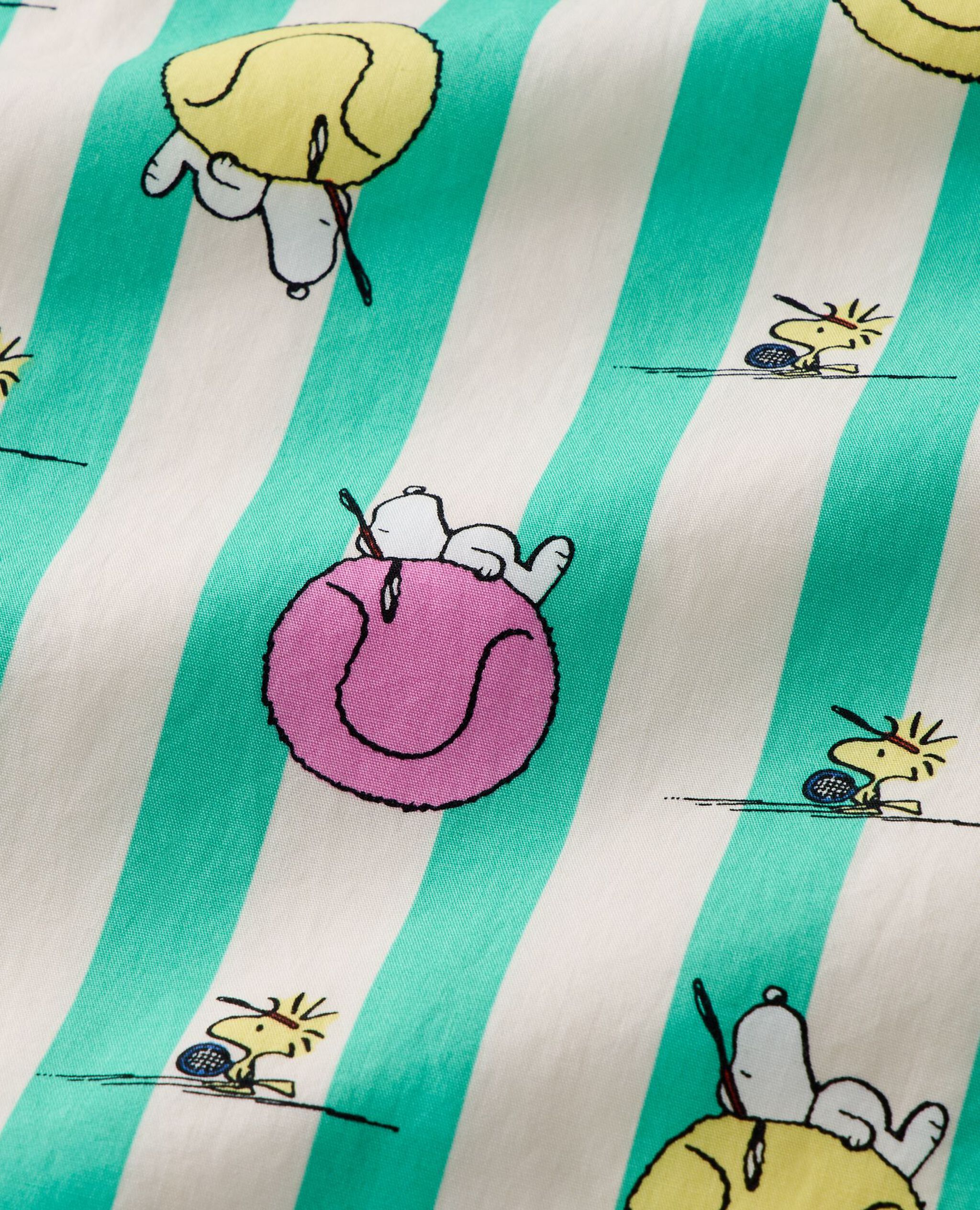 Women's Peanuts Poplin Pajama Set in Snoopy Tennis - main