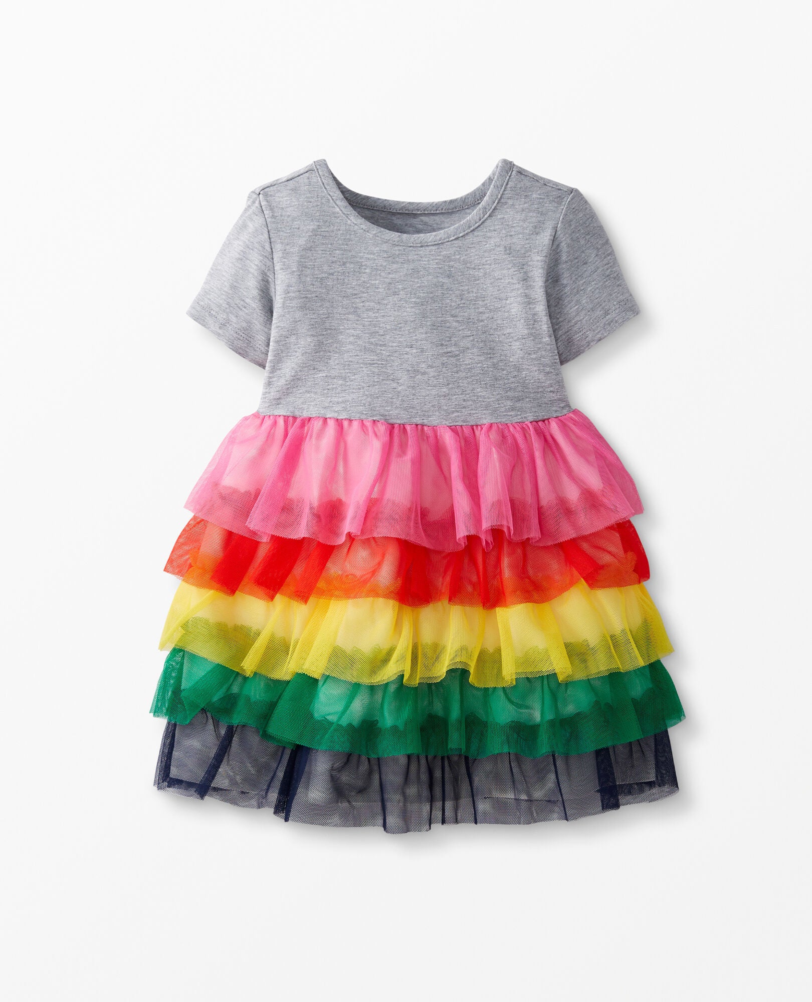 hanna andersson rainbow tulle dress