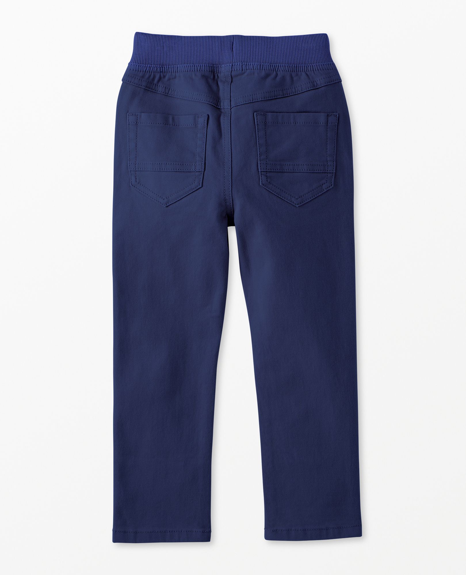 Slim Fit Twill Pull-On Pants | Hanna Andersson