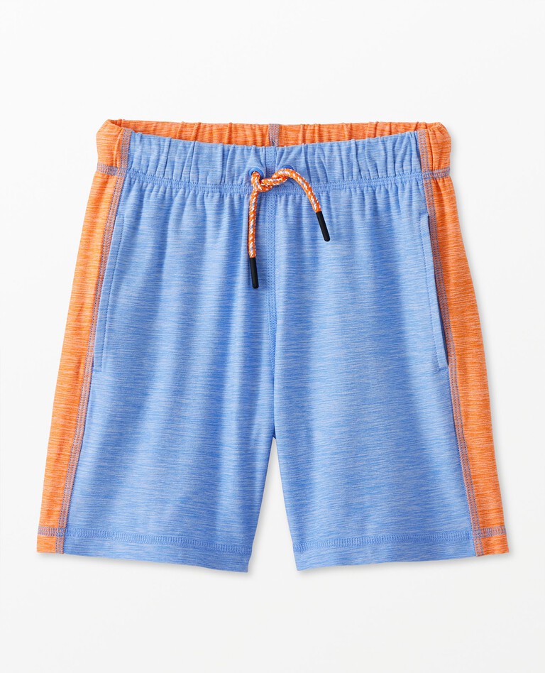 Active MadeForSun Shorts in Vintage Blue/Tangelo - main