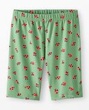 Biker Shorts in Ladybugs on Green - main