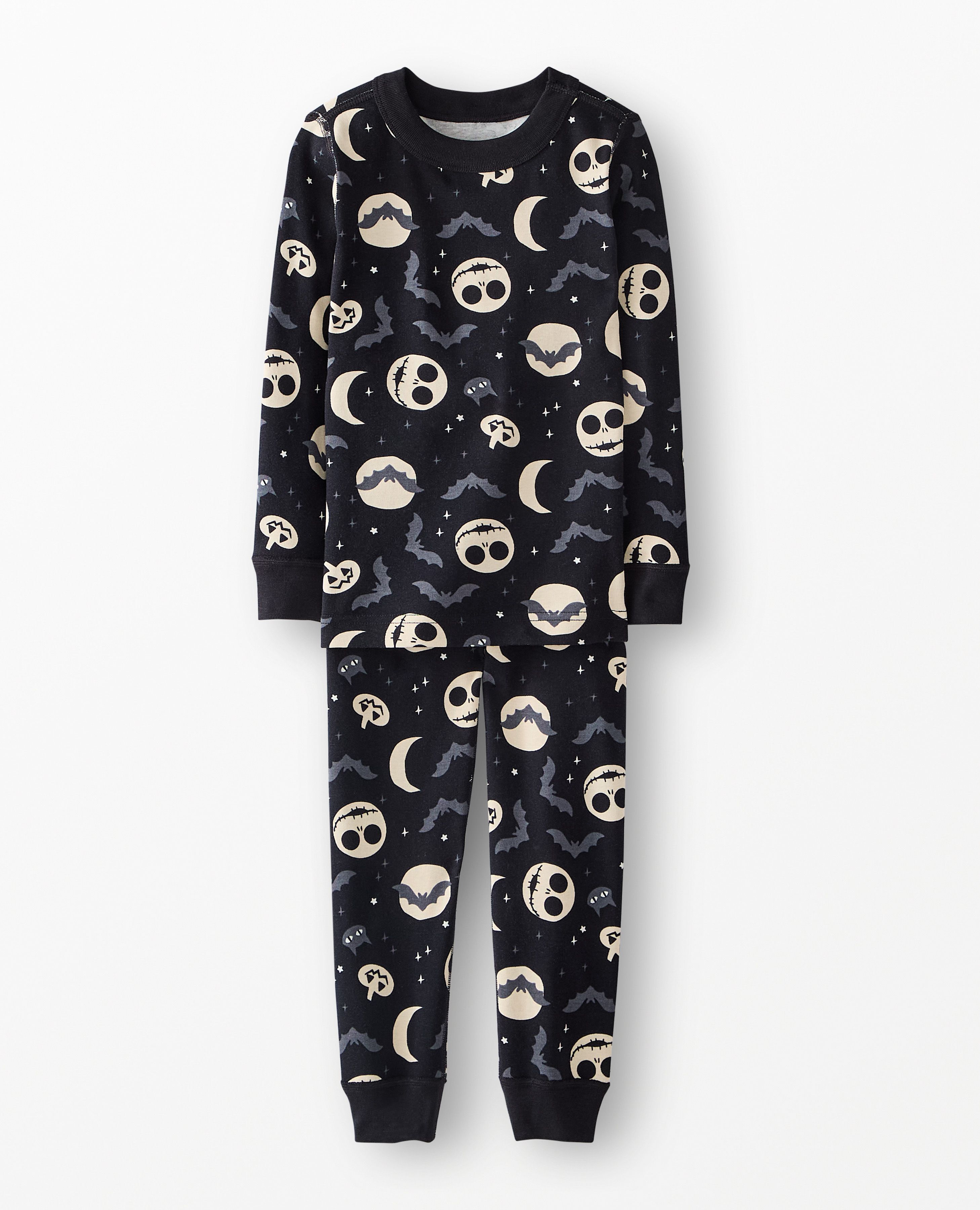 Disney Tim Burton's The Nightmare Before Christmas HannaJams™ Pajama Set in Nightmare Before Christmas - Jack + Moon - main