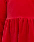Velour Skater Dress in Hanna Red - main