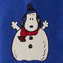 Peanuts Holiday HannaSoft™ Stretch Pajama Set in Snoopy the Snowman - swatch