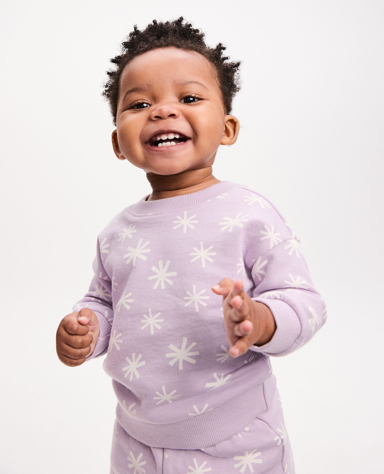 Baby Holiday French Terry Sweatshirt Sweatpants Set Hanna Andersson