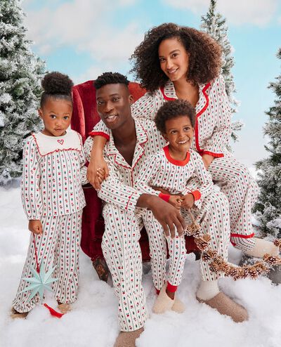 Holiday HannaJams™ Pajama Set in Christmas Stripes - main