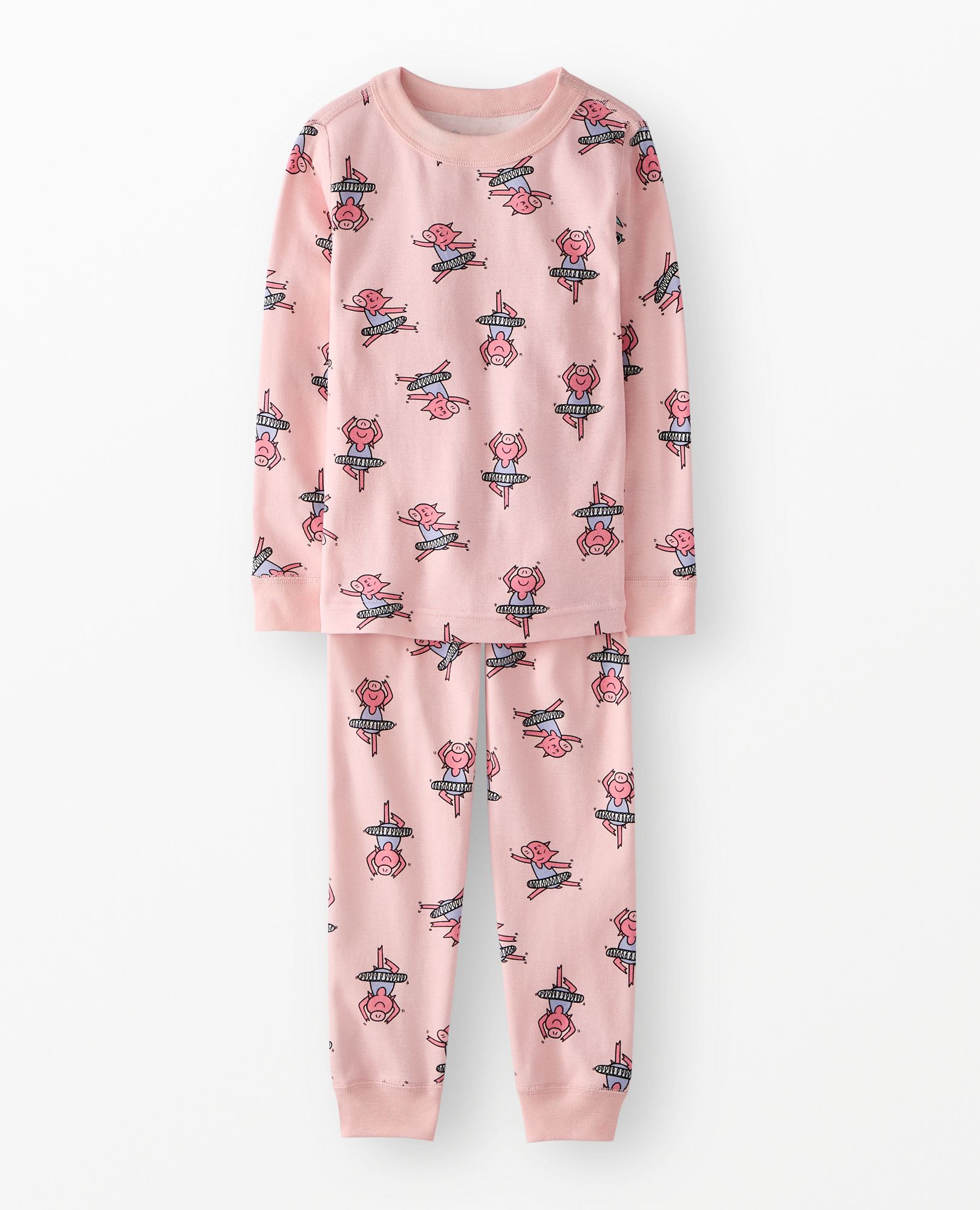 Elephant & Piggie HannaJams™ Pajama Set in Hidden Pigeon - Piggie Ballet - main