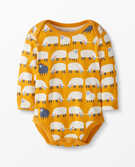 Baby Bodysuit In Organic Cotton in Counting Sheep - main