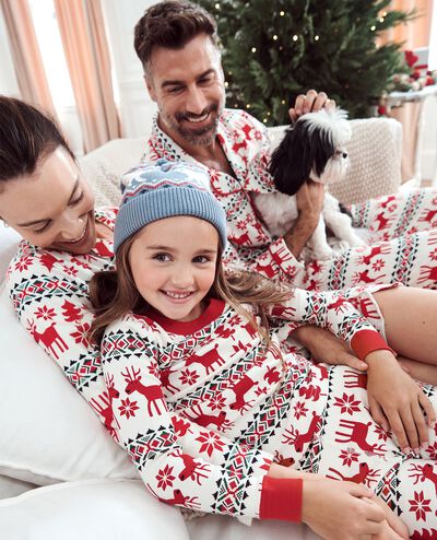 Flannel Dog Bandana in Dear Deer - main