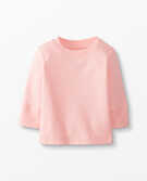 Baby Sueded Jersey Layering Tee in Petal Pink - main