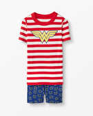 DC Wonder Woman Short John Pajamas in Hanna Red - main