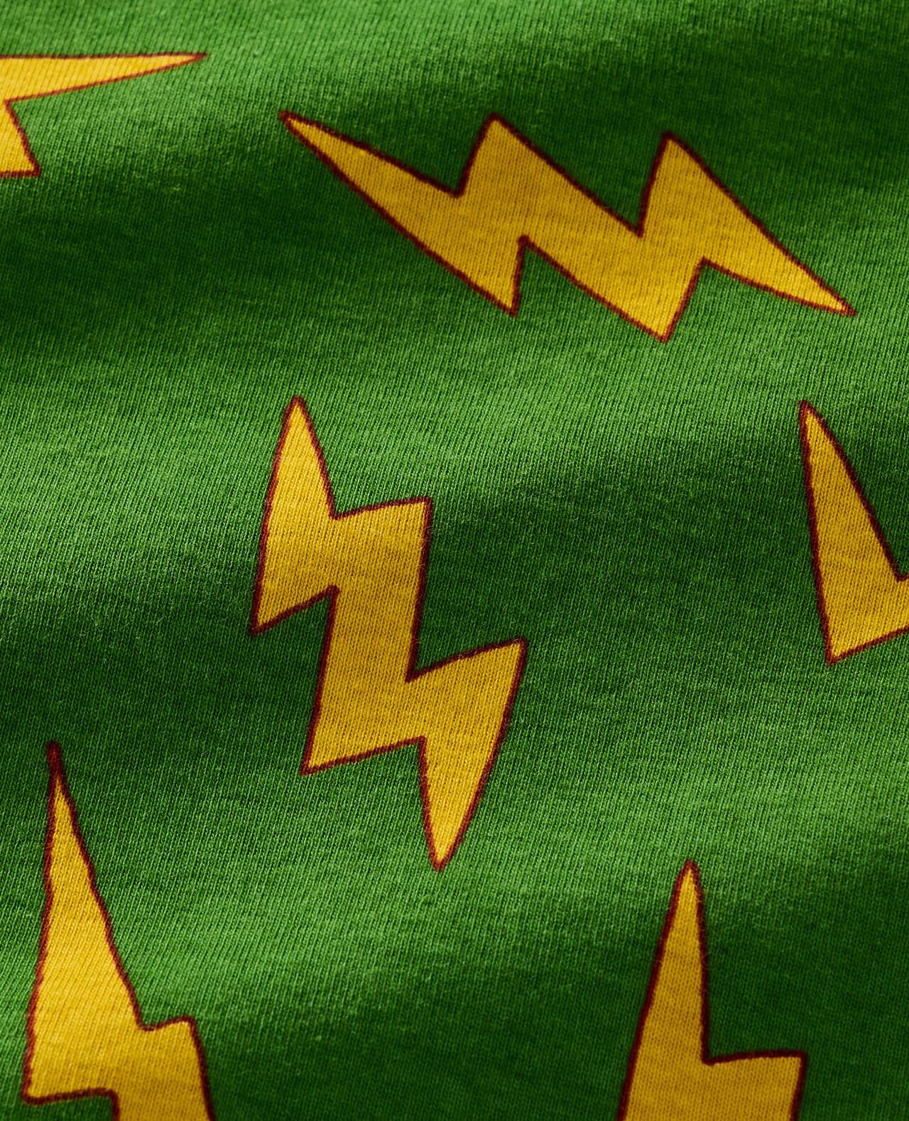 HannaJams™ Pajama Set in Lightning Bolts on Cactus - main