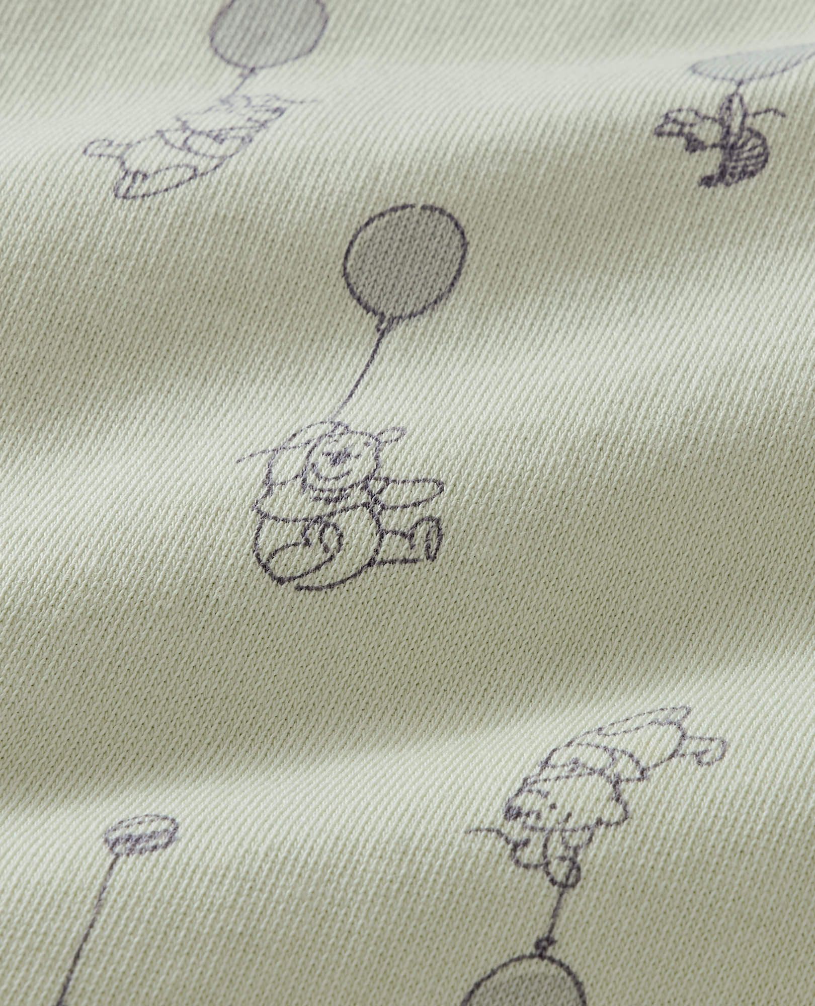 Baby Disney Winnie the Pooh Long Sleeve T-Shirt & French Terry Overalls Set in Winnie the Pooh Layette - Blue - main