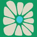 Two-Piece Swimsuit in Funky Floral on Island Green - swatch