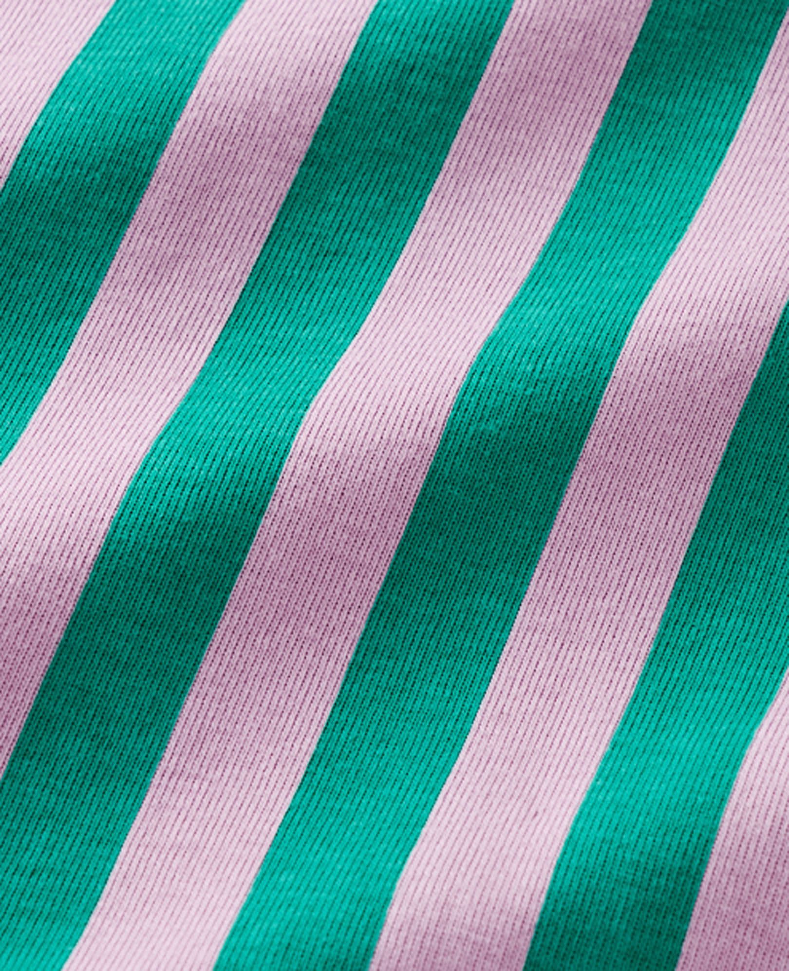 HannaJams™ Pajama Set in Gumdrop Green/lavender - main