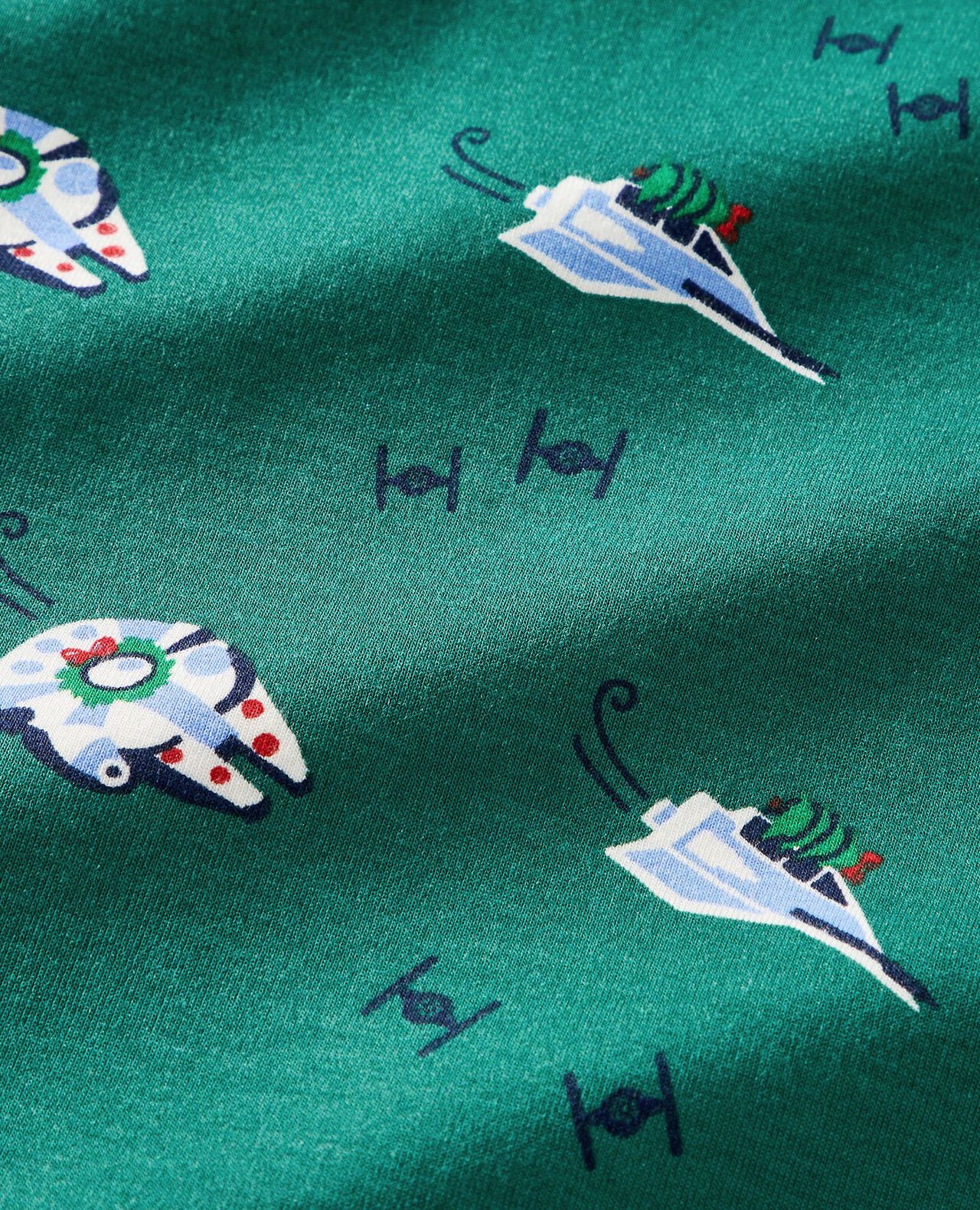 STAR WARS™ Holiday HannaSoft™ Stretch Pajama Set in Star Wars Ships - main