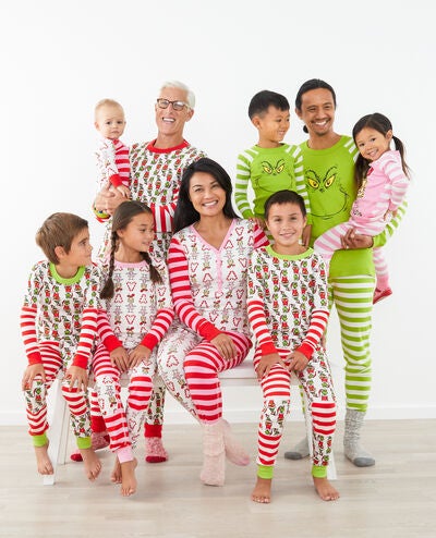 Women's Dr. Seuss Grinch Pajama Pants in Cindy Lou Who Candy Cane - main