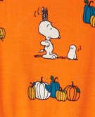Adult Peanuts Halloween Long John Pant in Snoopy Orange - main